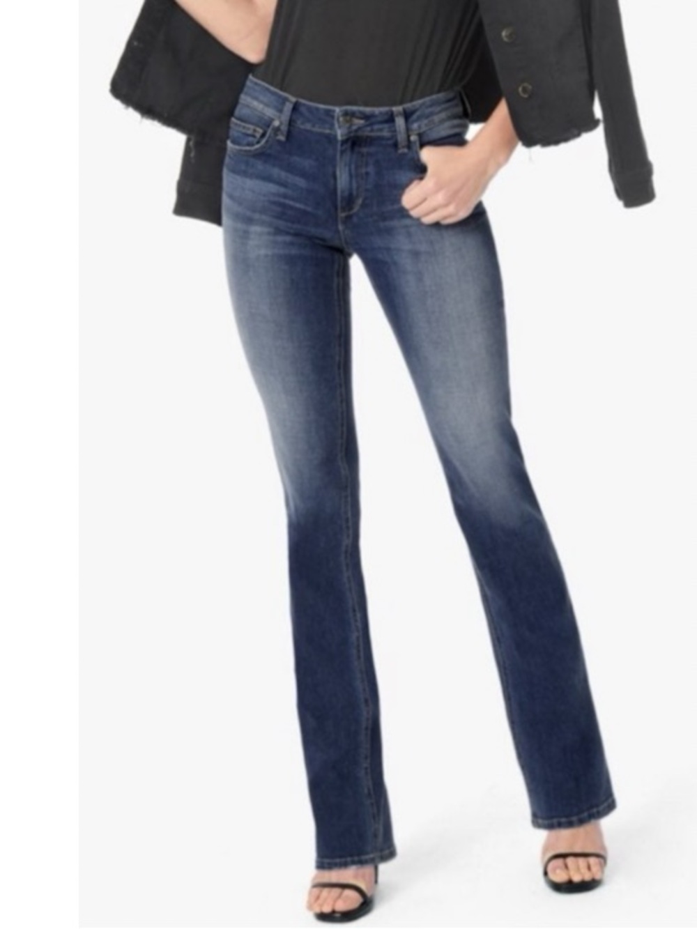 Joe’s Jeans Honey Stretch Bootcut Low Rise Candice Denim Jean 28x33 Med Wash